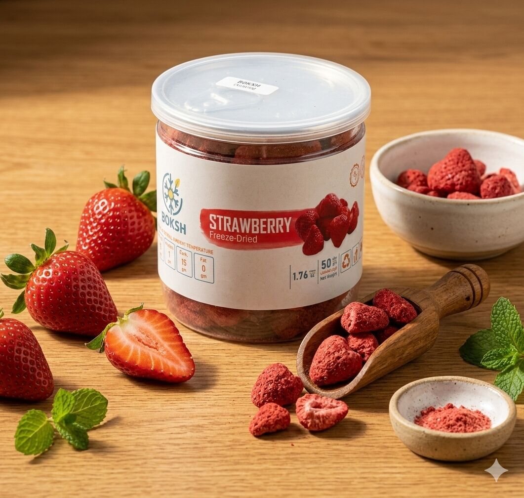 BOKSH — strawberry, freeze-dried